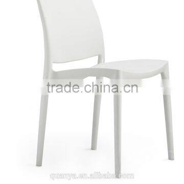 modern concise design chairs/white plastic dining chairs/stackable chairs in dining room