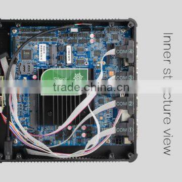 X86 Win 7 J1900 12V Industrial Fanless Mini pc photo-3