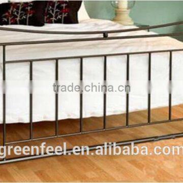 Black White Double Decker Camping Steel Bunk Bed Frame photo-3