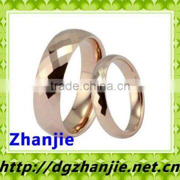 44013 fashion rose gold wedding tungsten ring