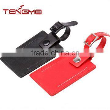 Premium Quality PU Leather Luggage Tag Custom