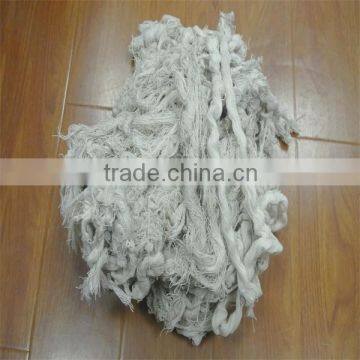 Recycled cotton yarn waste