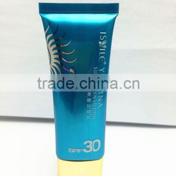 40ml oval plastic packaging tube for sunscreen lotion