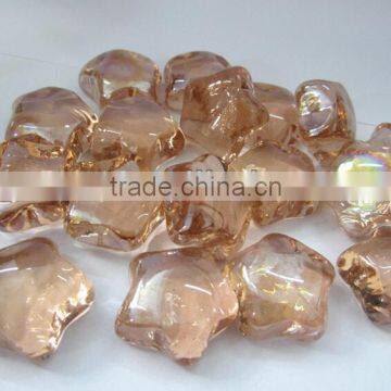 Transparent Star Leaf Glass Mosaic for Craft and Home Decoration photo-4