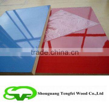 laminate mdf board/UV mdf/high gloss mdf