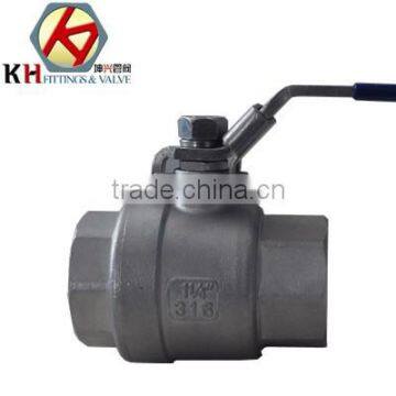 Stainless steel 2 pc ball valve