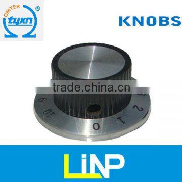 3019A aluminium alloy rotary knob with screw