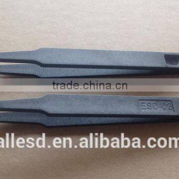 Conductive fiber Cleanroom ESD plastic tweezer ESD-03