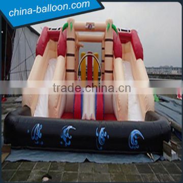 giant inflatable slide with pool / inflatable water slide for kids and adults cheap price