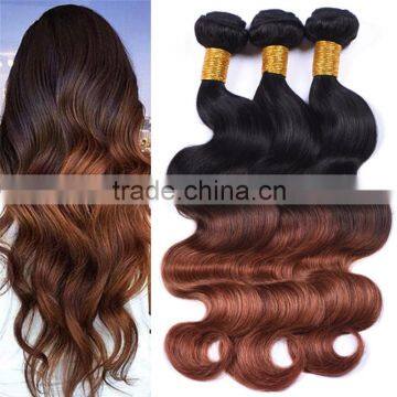 Hair Manufacturer body wave virgin brazilian ombre hair weaves for reseller                        
                                                                                Supplier's Choice