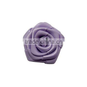 high quality creative design pretty rose shape satin ribbon