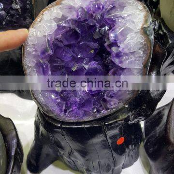 Uruguay Amethyst Geode Natural Amethyst Quartz Crystal Geode For Gift Items