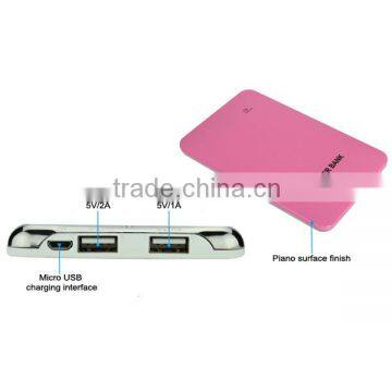 8000mAh power bank for iPhone 6