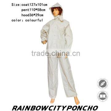 promotional EVA raincoat high quanlity and soft finishing reusable material