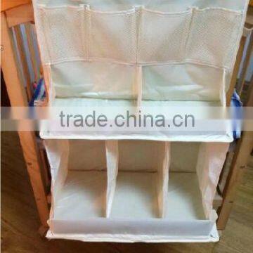 Baby Item Hanging Organizer Bag Baby Crib Side Storage Bag With Compartment photo-4
