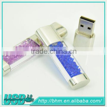 High-end perfume usb flash stick crystal usb flash drive