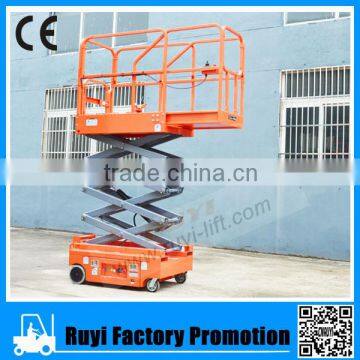 Small electric self propelled scissor lift/electric lift table                        
                                                Quality Choice