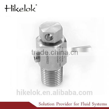 Stainless Steel Forged High Pressure Male Threaded Bleed and Purge Valves