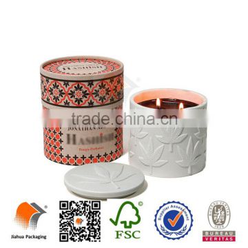 beauty cylinder candle box