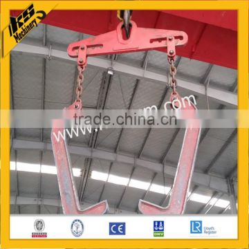 Level adjustable coil lifting beam