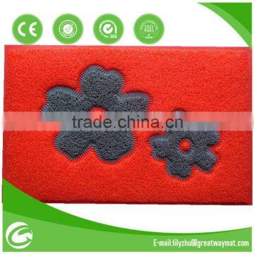 2015 best sale pvc designed mat with parttens