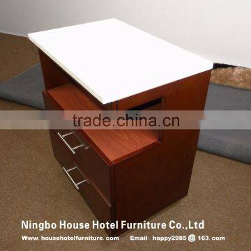 house hotel furniture left side nightstand with quarts top