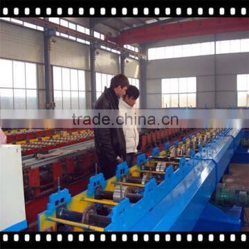 Christmas sale ! Mitsubishi PLC Downspout Roll Forming Machine , 10-15m/min Roll Forming Equipment