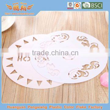 plastic cake decorating stencil