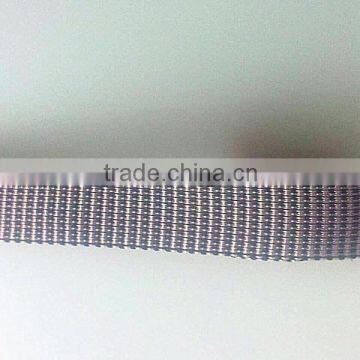 Custom logo jacquard woven pattern band tape pp webbing
