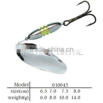 Spinner bait metal lure