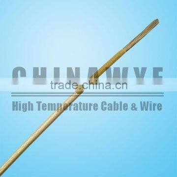 Pure Nickel High Temperature Fiberglass Braided Heat Resistant Insulation For Electric Wire