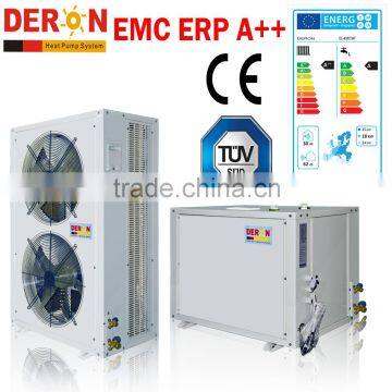 Air souce high COP low temp. Deron EVI heat pump for Europe, R407C/ R410a with EMC ERP A++ CE