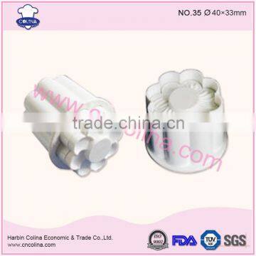 Food grade flower shape fondant cake decorating tools plunger cutter