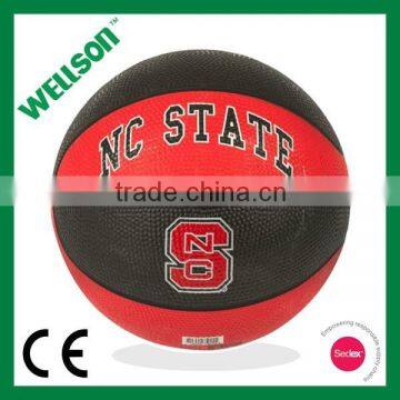 Youth indoor and outdoor rubber basketball