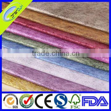 Custom Printed Polyester Non Woven Fabric Flower Wrapping Paper photo-2