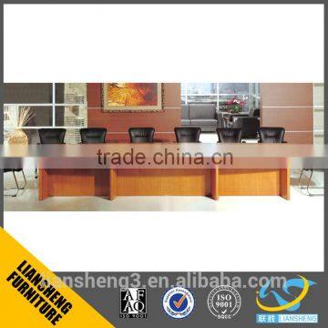 2016 Luxury MFC conference table for office furniture design 12 people LS-2097