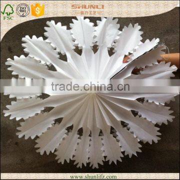 tissue paper cup fan for christmas decoration