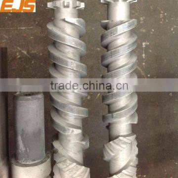 Battenfeld plastic extruder twin parallel screw barrel