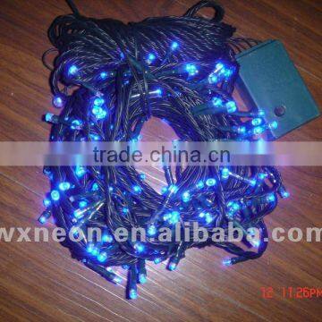 blue black twinkle light with controller