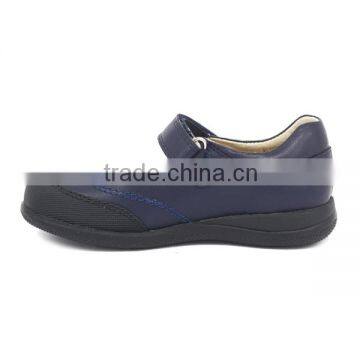 Choozii 2016 Elegant Navy Blue Leather Girls Ballerina Shoes for School photo-2