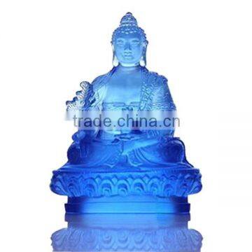 Liuli glass Made of old traditional antique buddha for sale methods liuli buddha