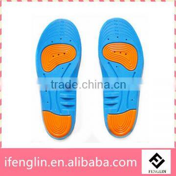 adjustable breathable relif orthotic pu gel sport insole