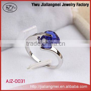 Wholesale Varies Silver Gemstone Jewelry Single Stone Finger Ring