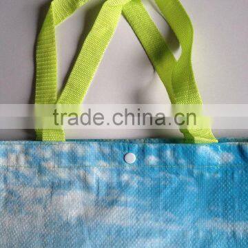 Fashion Design Laminated Heat Seal Promotional Pp Woven Shopping Bag photo-2