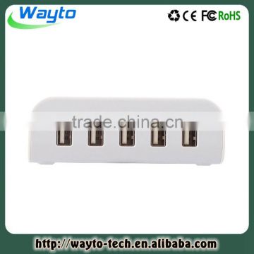 Full current 8A 5 multi port usb charger to fully charge your tables in 3 hours