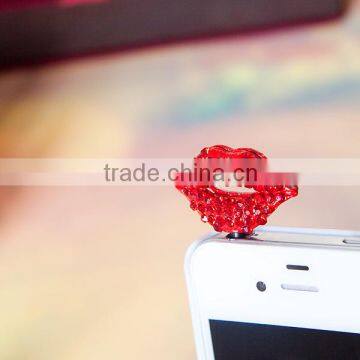 Wholesale Puppy Mobile Phone Dust Proof Plug all phones for 3.5mm earphone