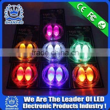 2016 Hot Sell LED Jogging Shoelace For Sports Safety Usage