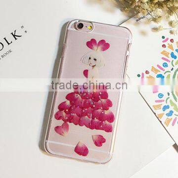 Real Resin Flower Phone Case for Iphone 6s Phone Case for iphone 6 Mobile Phone Case