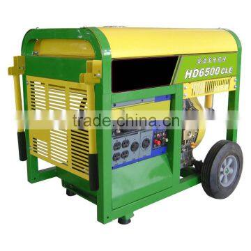 High Class Portable 250A 190F Engine Digital 7kv diesel welding generator Set