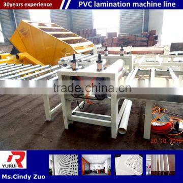 High Automatic Gypsum Board PVC Laminating Machine/pvc Laminated Gypsum Board Equipment